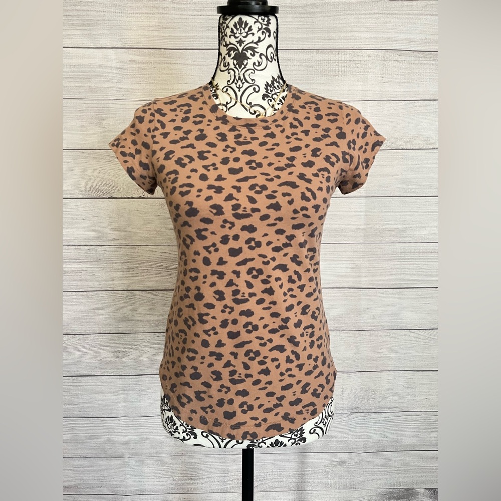 Abercrombie & Fitch | Leopard Print Brown Women's Top